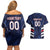 Custom Football Dominican Republic Couples Matching Off Shoulder Short Dress and Hawaiian Shirt Go Los Quisqueyanos - Wonder Print Shop