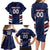Custom Football Dominican Republic Family Matching Long Sleeve Bodycon Dress and Hawaiian Shirt Go Los Quisqueyanos - Wonder Print Shop