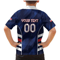 Custom Football Dominican Republic Family Matching Mermaid Dress and Hawaiian Shirt Go Los Quisqueyanos - Wonder Print Shop