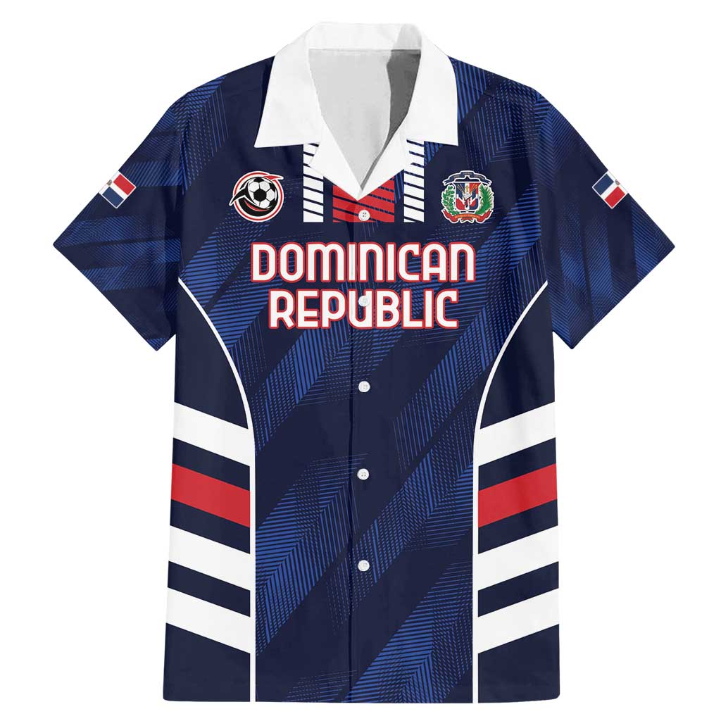 Custom Football Dominican Republic Family Matching Mermaid Dress and Hawaiian Shirt Go Los Quisqueyanos - Wonder Print Shop