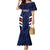 Custom Football Dominican Republic Family Matching Mermaid Dress and Hawaiian Shirt Go Los Quisqueyanos - Wonder Print Shop