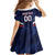 Custom Football Dominican Republic Family Matching Off The Shoulder Long Sleeve Dress and Hawaiian Shirt Go Los Quisqueyanos - Wonder Print Shop