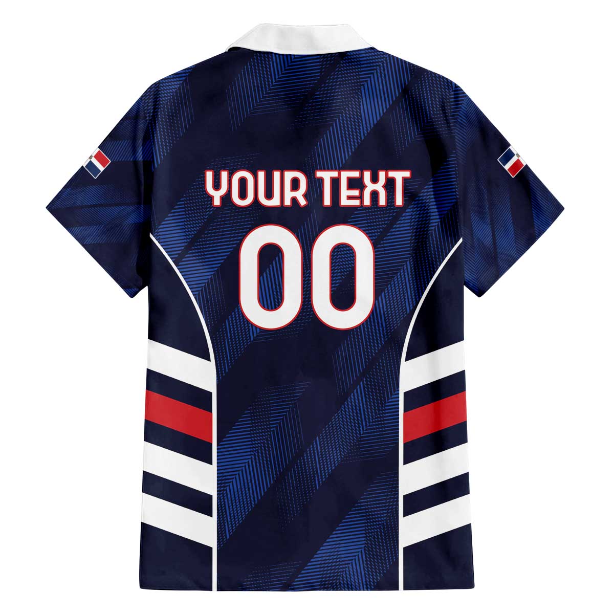 Custom Football Dominican Republic Family Matching Off The Shoulder Long Sleeve Dress and Hawaiian Shirt Go Los Quisqueyanos - Wonder Print Shop