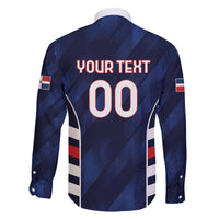 Custom Football Dominican Republic Family Matching Off The Shoulder Long Sleeve Dress and Hawaiian Shirt Go Los Quisqueyanos - Wonder Print Shop