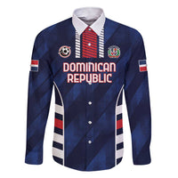 Custom Football Dominican Republic Family Matching Short Sleeve Bodycon Dress and Hawaiian Shirt Go Los Quisqueyanos - Wonder Print Shop