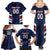Custom Football Dominican Republic Family Matching Summer Maxi Dress and Hawaiian Shirt Go Los Quisqueyanos - Wonder Print Shop