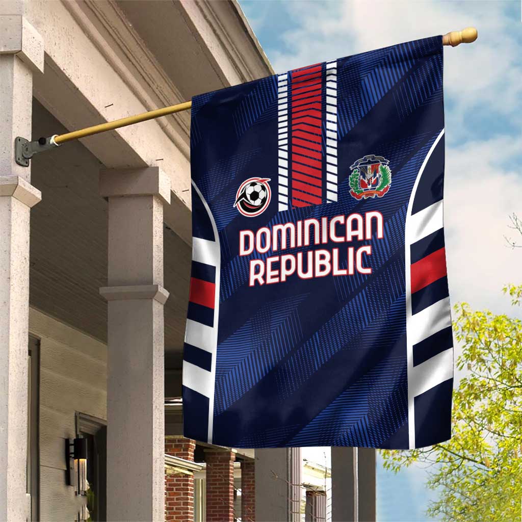 Football Dominican Republic Garden Flag Go Los Quisqueyanos - Wonder Print Shop