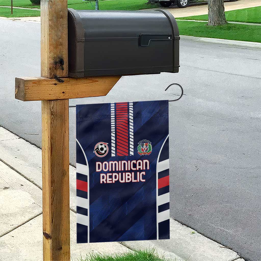 Football Dominican Republic Garden Flag Go Los Quisqueyanos - Wonder Print Shop