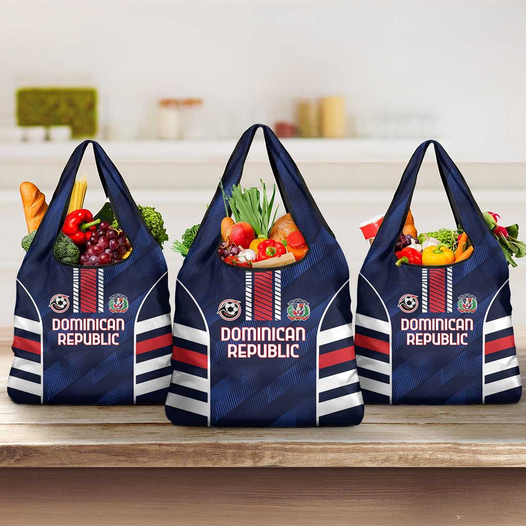 Football Dominican Republic Grocery Bag Go Los Quisqueyanos - Wonder Print Shop