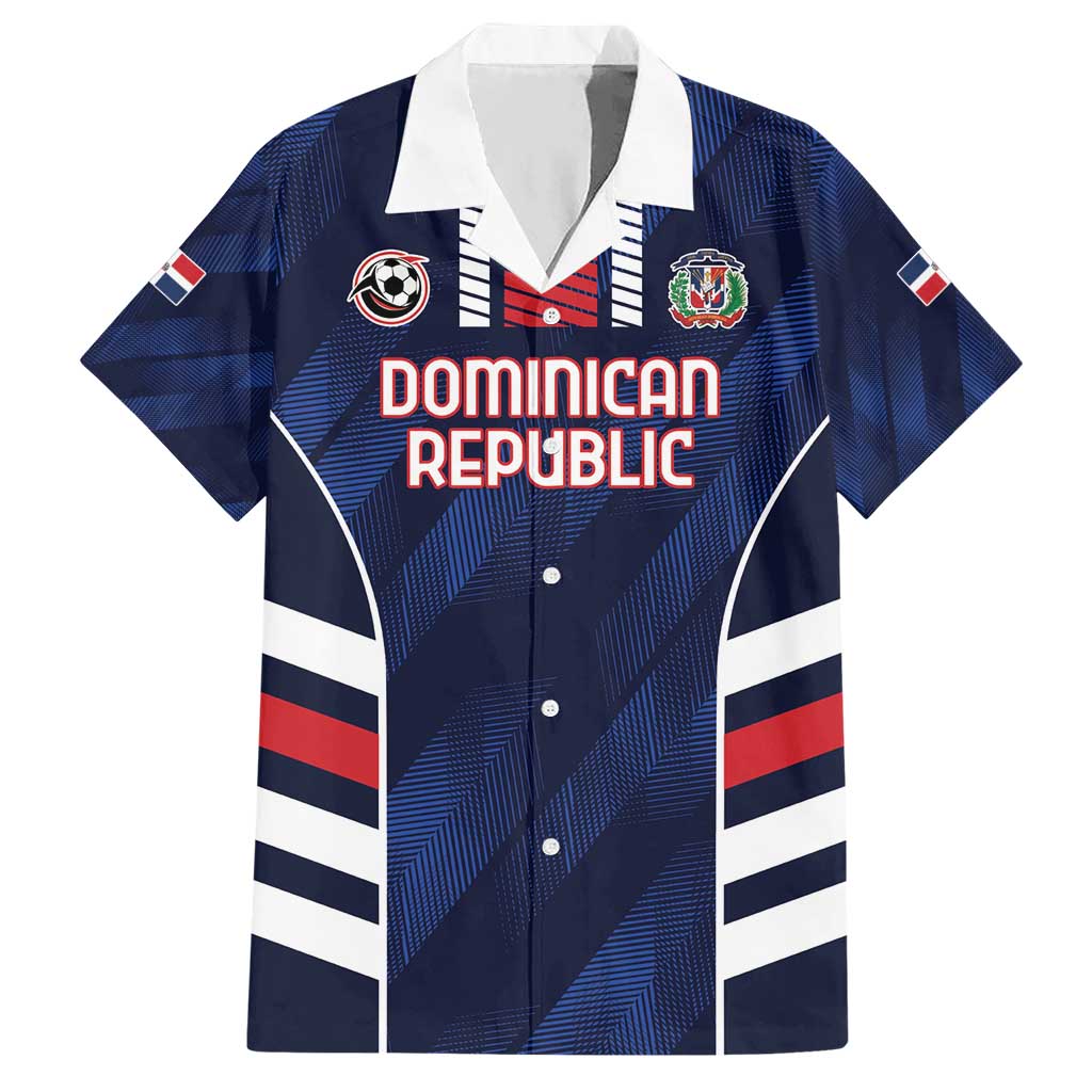 Custom Football Dominican Republic Hawaiian Shirt Go Los Quisqueyanos - Wonder Print Shop