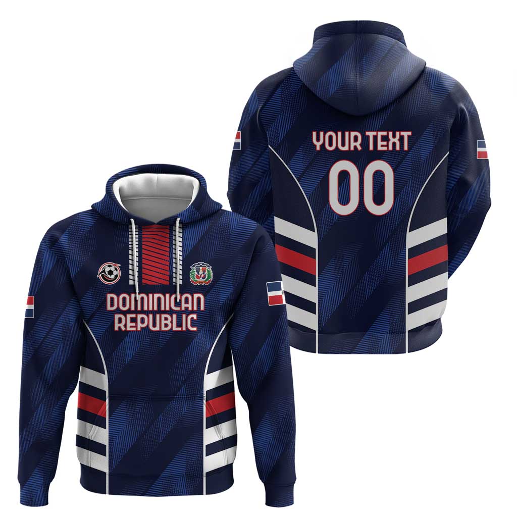 Custom Football Dominican Republic Hoodie Go Los Quisqueyanos - Wonder Print Shop
