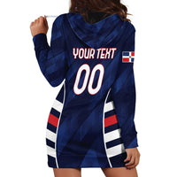 Custom Football Dominican Republic Hoodie Dress Go Los Quisqueyanos - Wonder Print Shop
