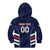 Custom Football Dominican Republic Kid Hoodie Go Los Quisqueyanos - Wonder Print Shop