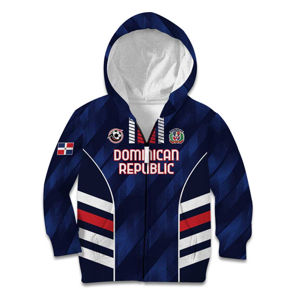 Custom Football Dominican Republic Kid Hoodie Go Los Quisqueyanos - Wonder Print Shop