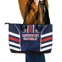 Football Dominican Republic Leather Tote Bag Go Los Quisqueyanos - Wonder Print Shop