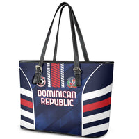 Football Dominican Republic Leather Tote Bag Go Los Quisqueyanos - Wonder Print Shop