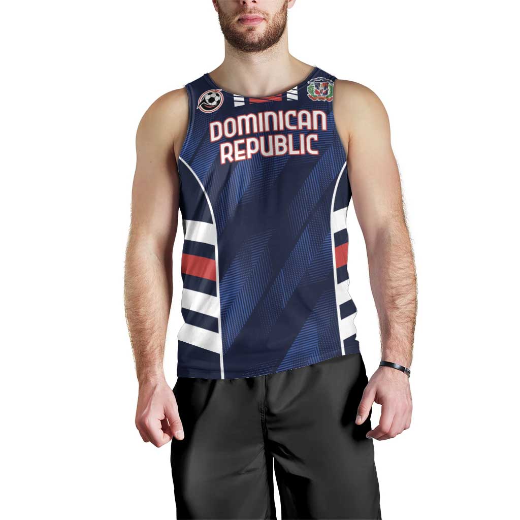 Custom Football Dominican Republic Men Tank Top Go Los Quisqueyanos - Wonder Print Shop