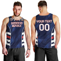 Custom Football Dominican Republic Men Tank Top Go Los Quisqueyanos - Wonder Print Shop
