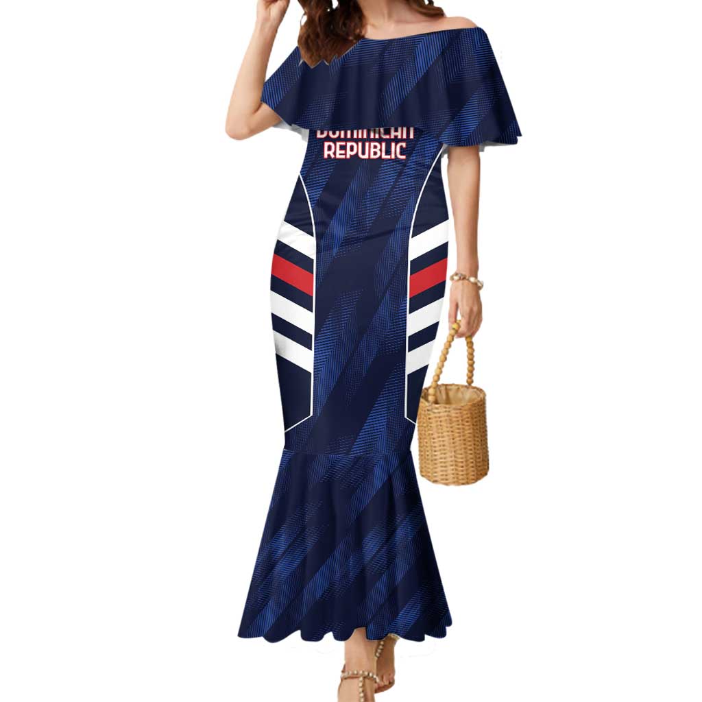 Custom Football Dominican Republic Mermaid Dress Go Los Quisqueyanos - Wonder Print Shop
