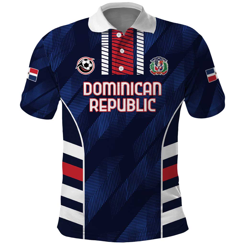 Custom Football Dominican Republic Polo Shirt Go Los Quisqueyanos - Wonder Print Shop