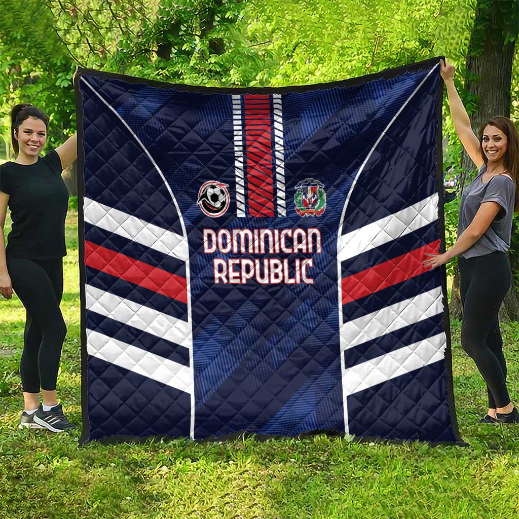 Football Dominican Republic Quilt Go Los Quisqueyanos - Wonder Print Shop