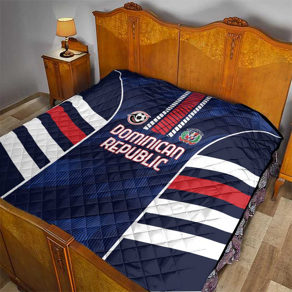 Football Dominican Republic Quilt Go Los Quisqueyanos - Wonder Print Shop