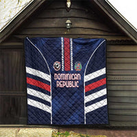 Football Dominican Republic Quilt Go Los Quisqueyanos - Wonder Print Shop