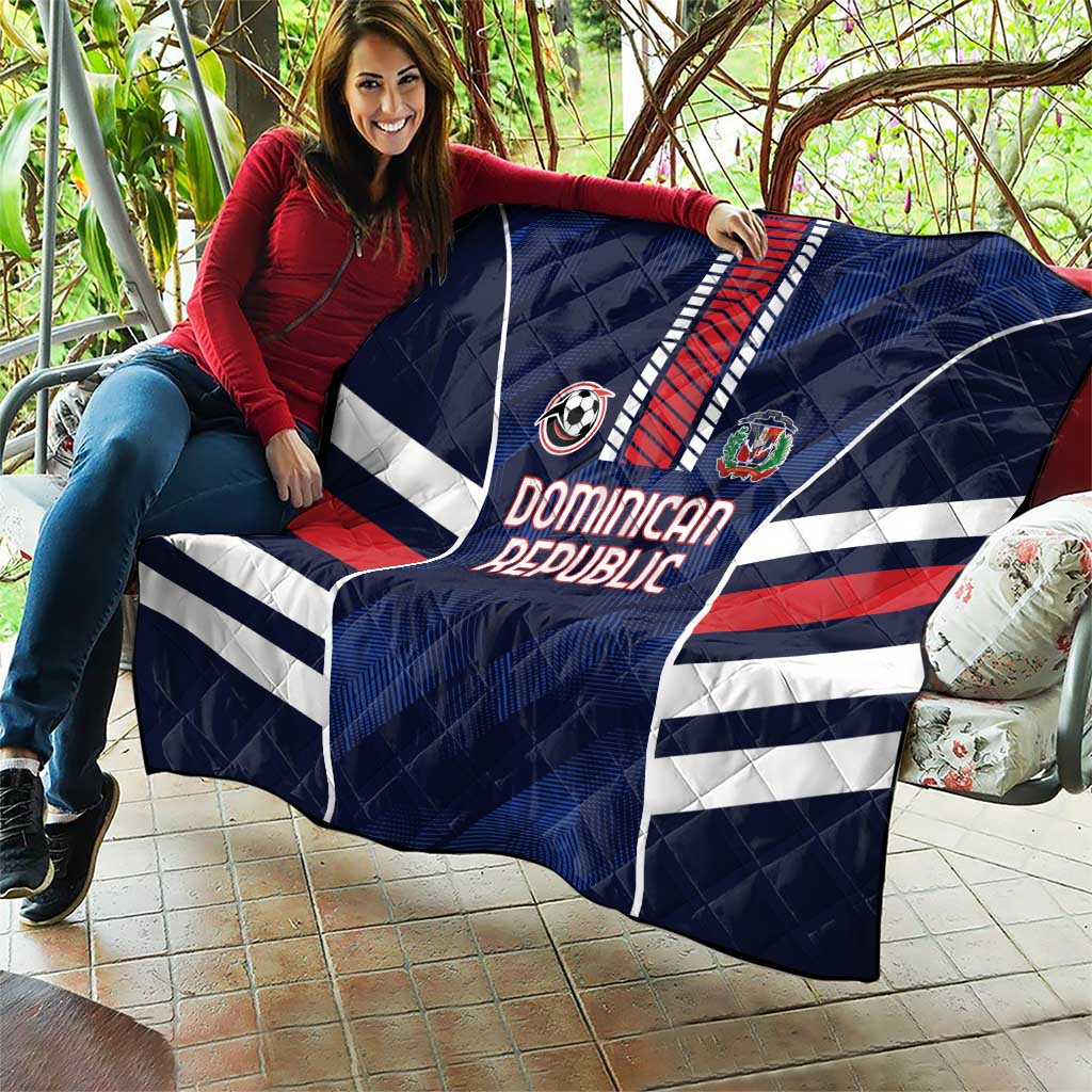 Football Dominican Republic Quilt Go Los Quisqueyanos - Wonder Print Shop