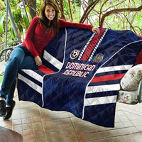 Football Dominican Republic Quilt Go Los Quisqueyanos - Wonder Print Shop