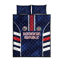 Football Dominican Republic Quilt Bed Set Go Los Quisqueyanos - Wonder Print Shop