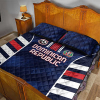 Football Dominican Republic Quilt Bed Set Go Los Quisqueyanos - Wonder Print Shop