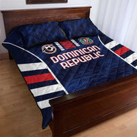 Football Dominican Republic Quilt Bed Set Go Los Quisqueyanos - Wonder Print Shop