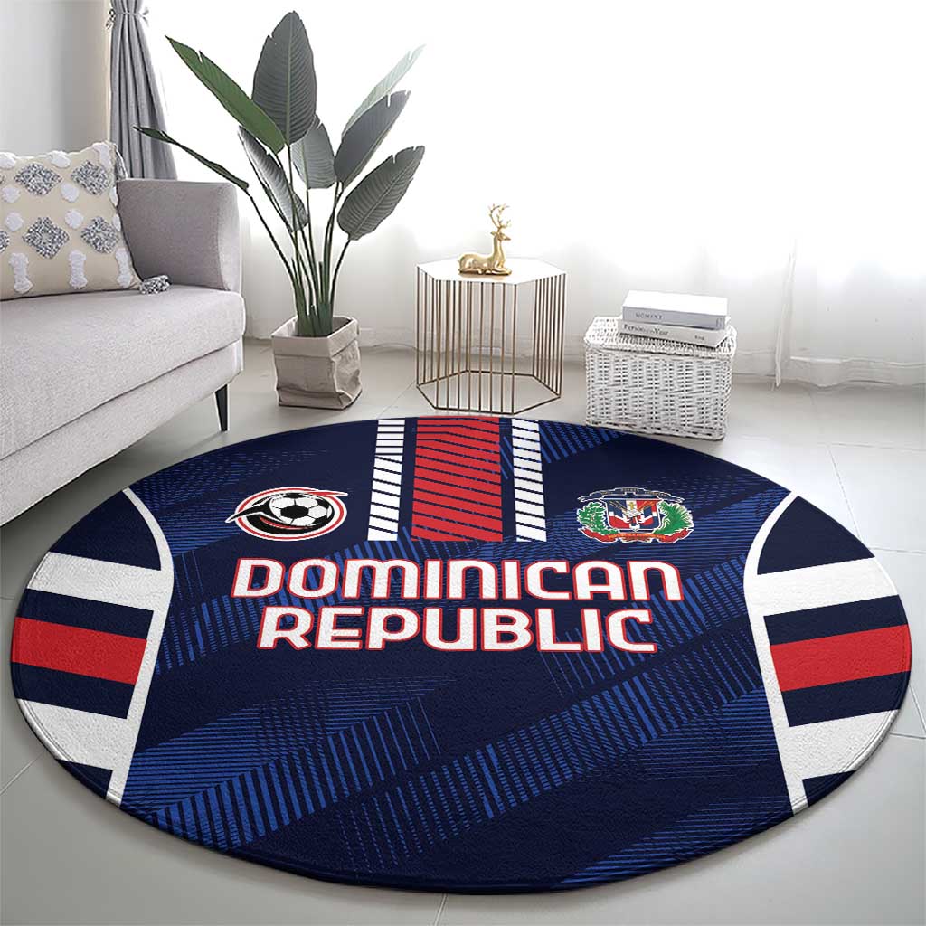 Football Dominican Republic Round Carpet Go Los Quisqueyanos - Wonder Print Shop