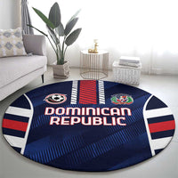 Football Dominican Republic Round Carpet Go Los Quisqueyanos - Wonder Print Shop