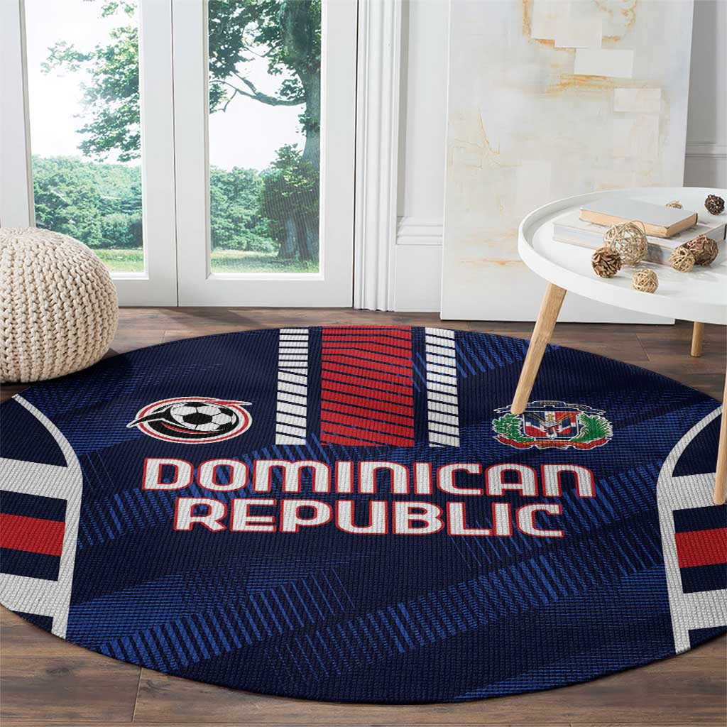Football Dominican Republic Round Carpet Go Los Quisqueyanos - Wonder Print Shop