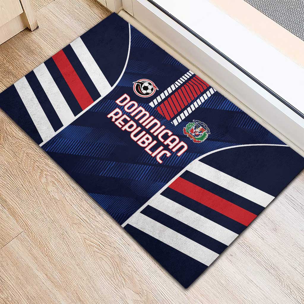 Football Dominican Republic Rubber Doormat Go Los Quisqueyanos - Wonder Print Shop