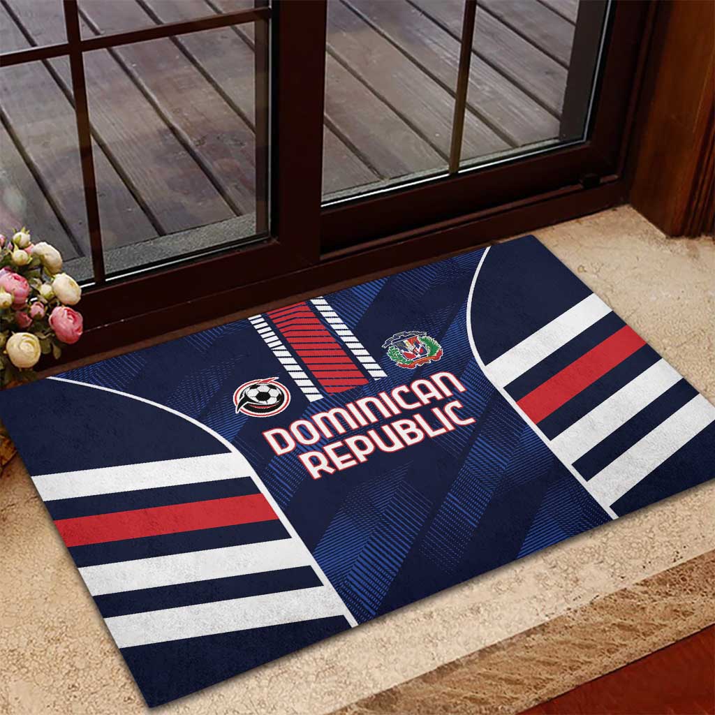 Football Dominican Republic Rubber Doormat Go Los Quisqueyanos - Wonder Print Shop