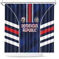 Football Dominican Republic Shower Curtain Go Los Quisqueyanos - Wonder Print Shop