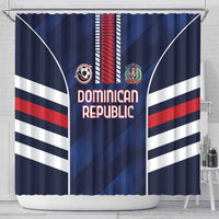 Football Dominican Republic Shower Curtain Go Los Quisqueyanos - Wonder Print Shop