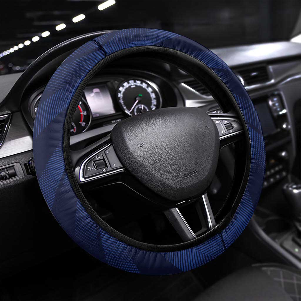 Football Dominican Republic Steering Wheel Cover Go Los Quisqueyanos - Wonder Print Shop