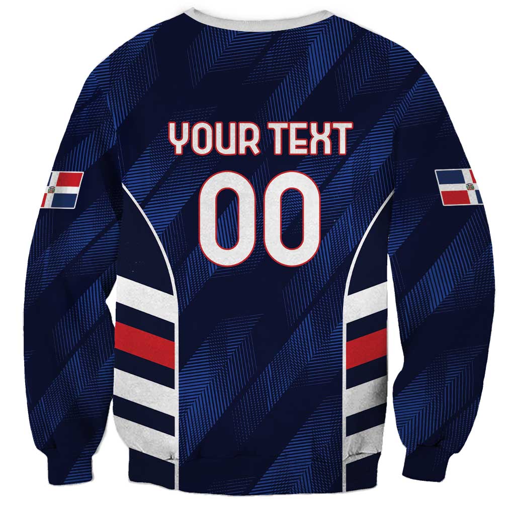 Custom Football Dominican Republic Sweatshirt Go Los Quisqueyanos - Wonder Print Shop