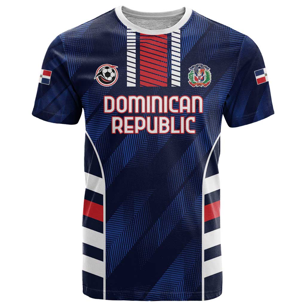 Custom Football Dominican Republic T Shirt Go Los Quisqueyanos - Wonder Print Shop