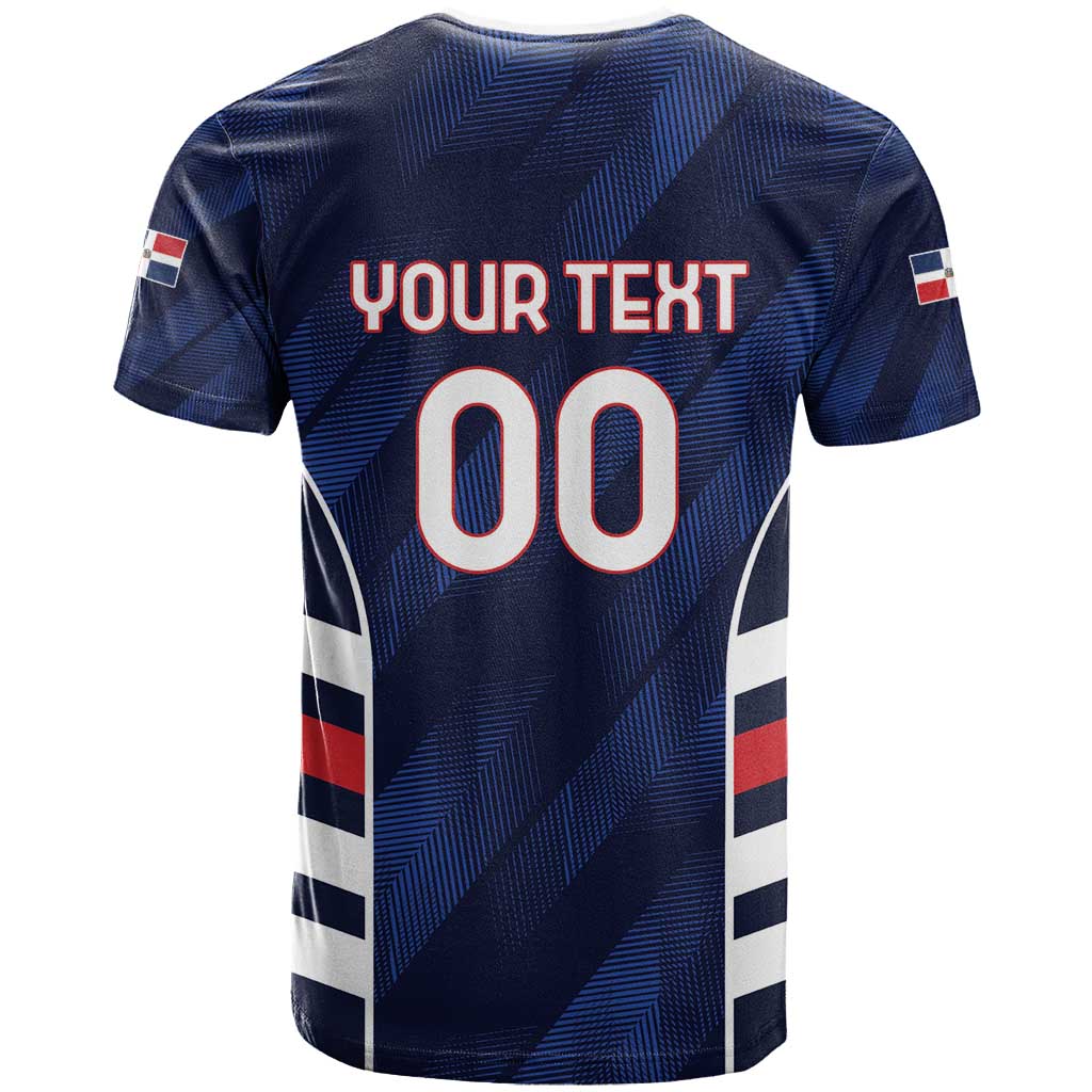 Custom Football Dominican Republic T Shirt Go Los Quisqueyanos - Wonder Print Shop