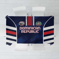 Football Dominican Republic Tablecloth Go Los Quisqueyanos - Wonder Print Shop
