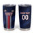 Custom Football Dominican Republic Tumbler Cup Go Los Quisqueyanos - Wonder Print Shop