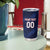 Custom Football Dominican Republic Tumbler Cup Go Los Quisqueyanos - Wonder Print Shop