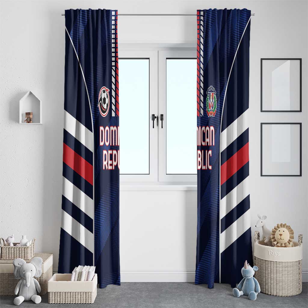 Football Dominican Republic Window Curtain Go Los Quisqueyanos - Wonder Print Shop