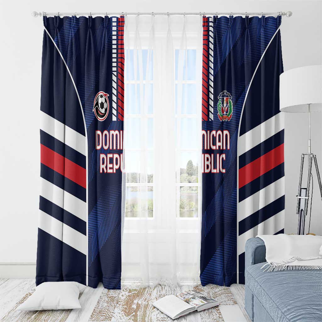 Football Dominican Republic Window Curtain Go Los Quisqueyanos - Wonder Print Shop
