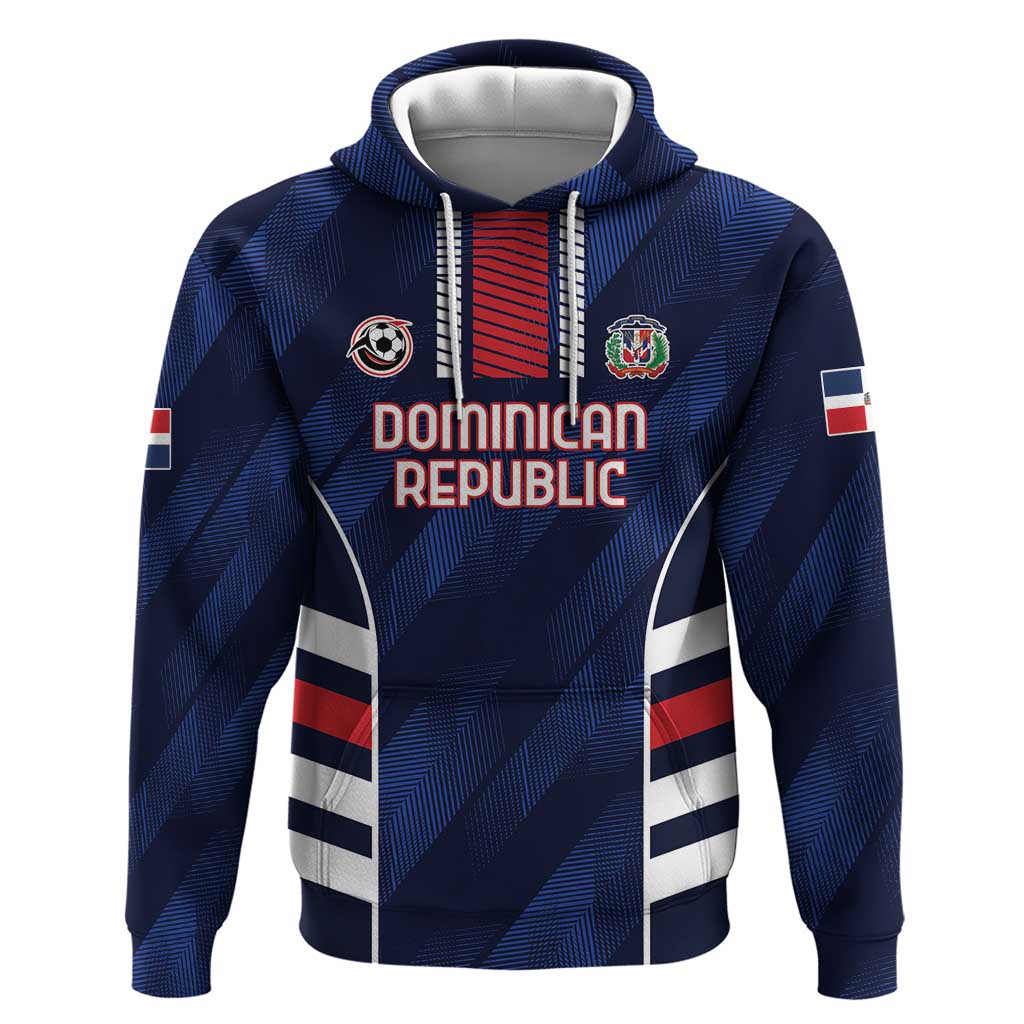 Custom Football Dominican Republic Zip Hoodie Go Los Quisqueyanos - Wonder Print Shop