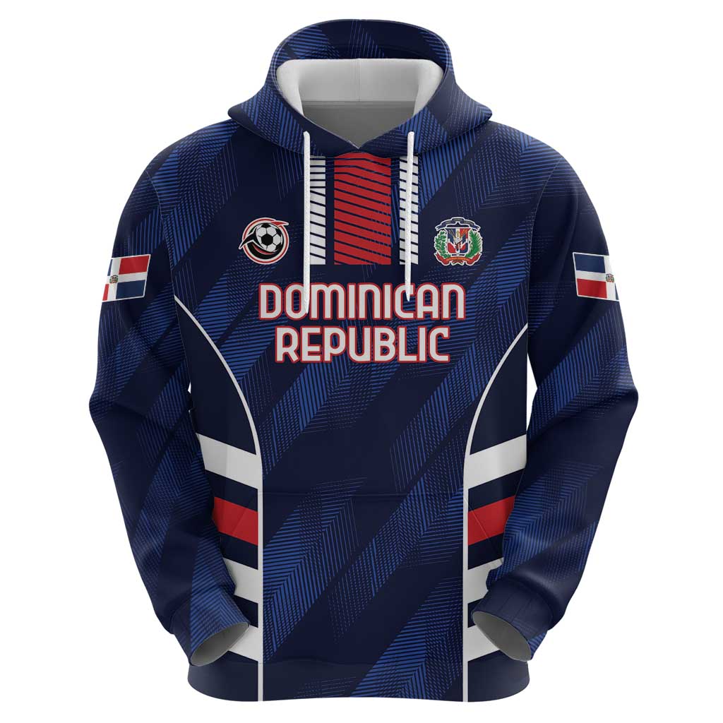 Custom Football Dominican Republic Zip Hoodie Go Los Quisqueyanos - Wonder Print Shop